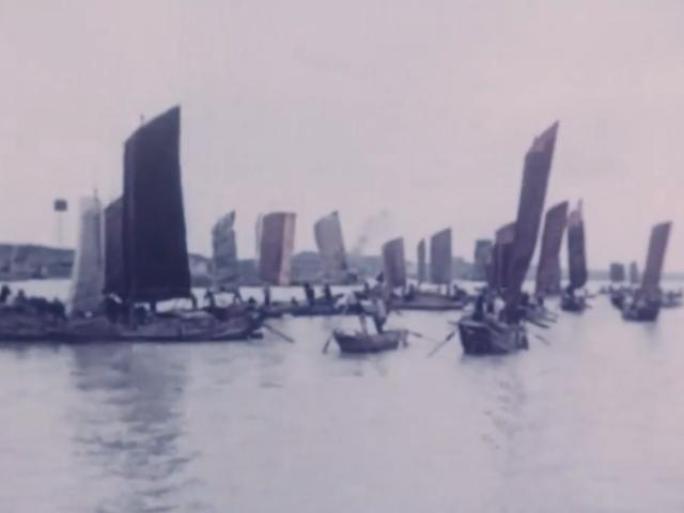 50年代 上海港 码头工人 经济贸易