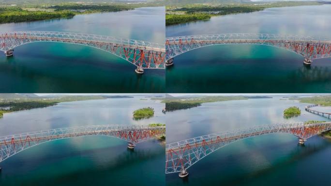 菲律宾最长的桥梁圣胡安尼科大桥全景