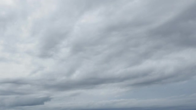 多云天空的时间流逝