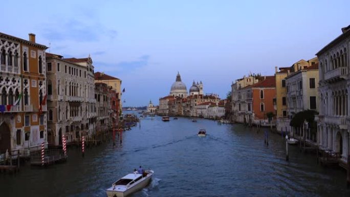 意大利威尼斯的大运河景观