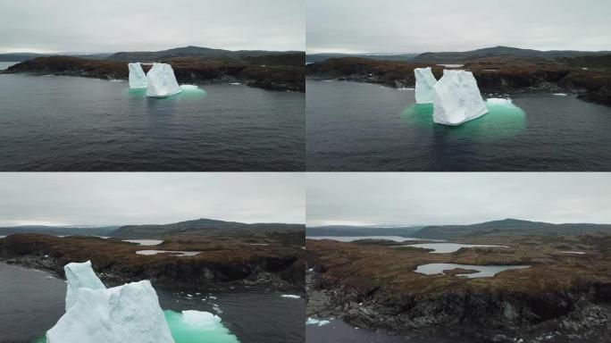 新芬兰的冰山纯洁无污染健康