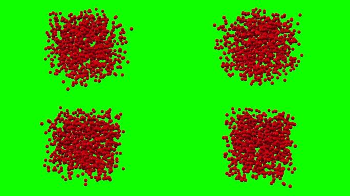 不同状态的物质-液体3d运动图。一套物质化学水，冰和水物质的插图。