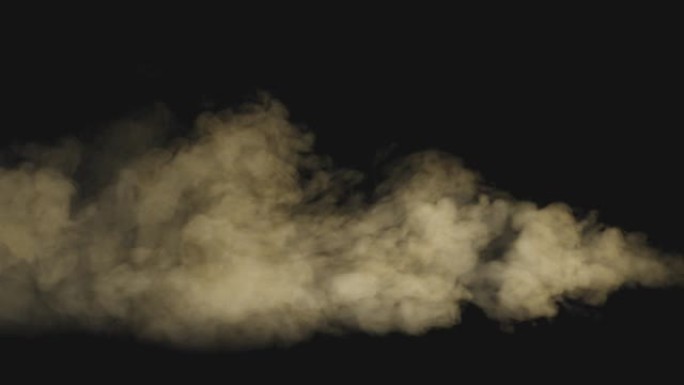 烟雾从管道或蒸汽中抽出雾逼真的烟雾云