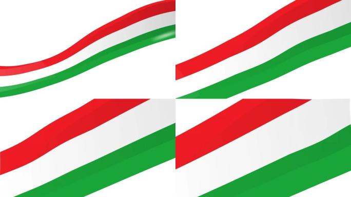 意大利和墨西哥国旗背景