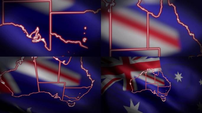 动画国旗和国家，澳大利亚的国家大纲