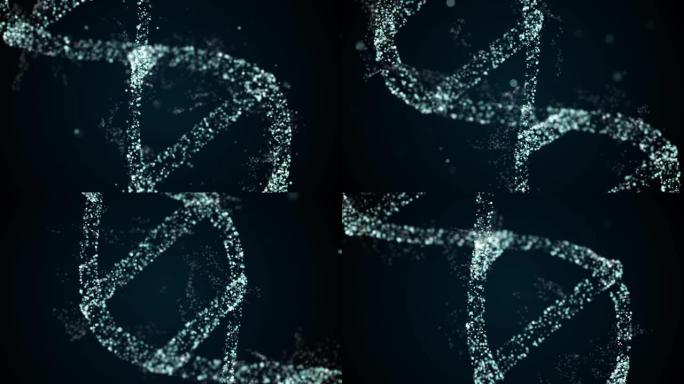 基因突变概念。在某些病毒或其他因素的影响下，链dna分子修饰。