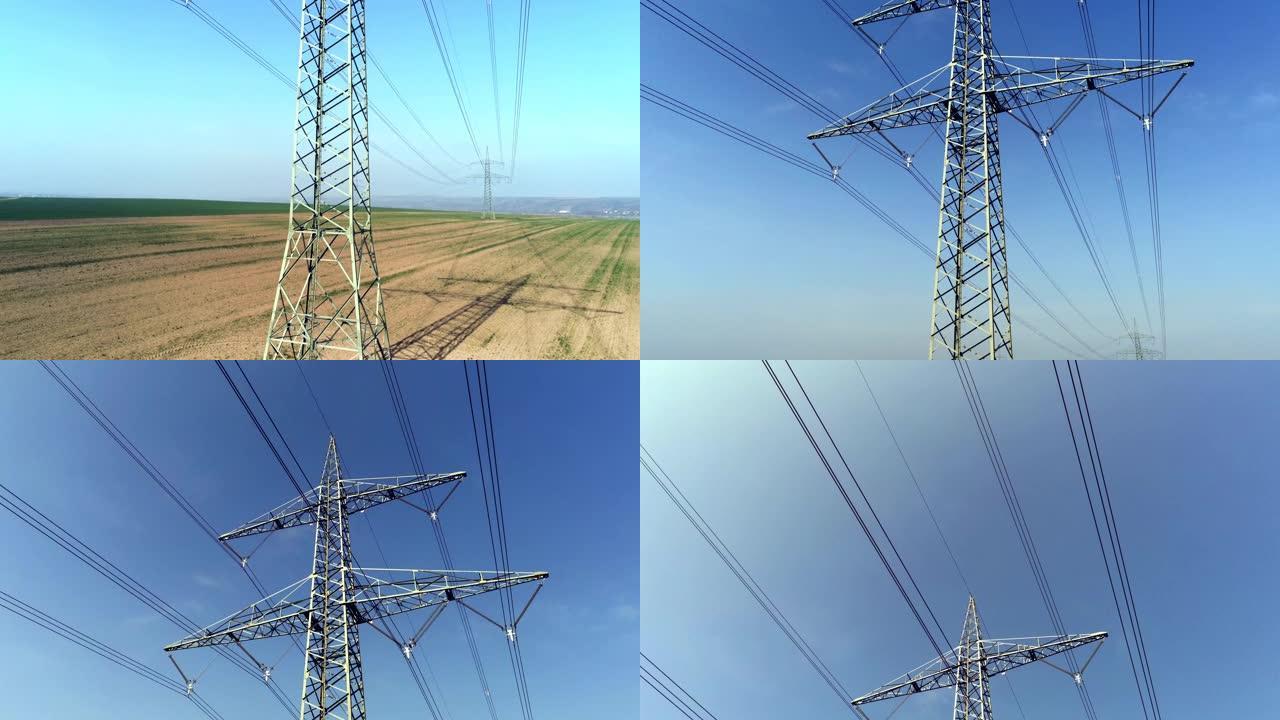 电力路线是农村地区基础设施的一部分