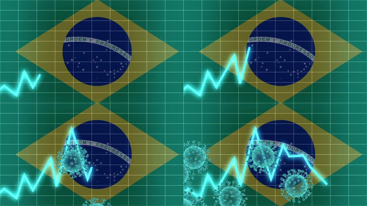 巴西股市因冠状病毒下跌，经济问题