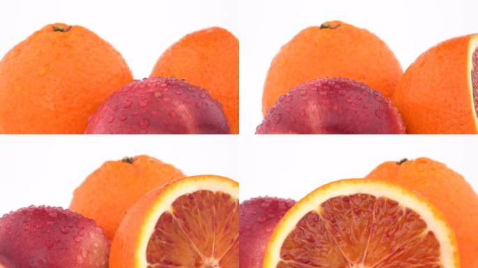 极度多汁的橙色水果橘子