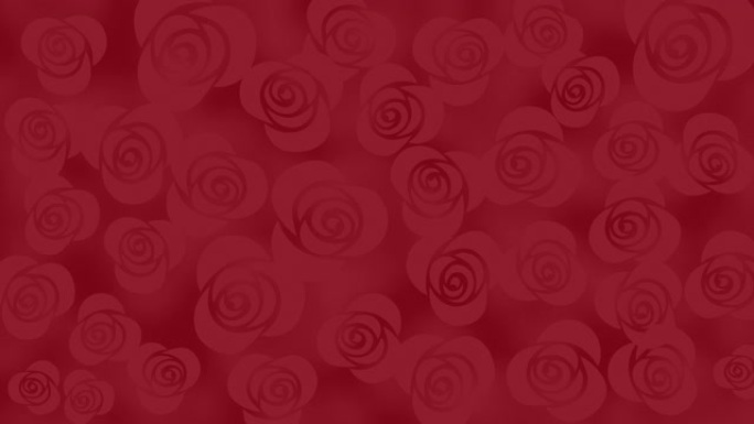 情人节玫瑰背景，无缝循环