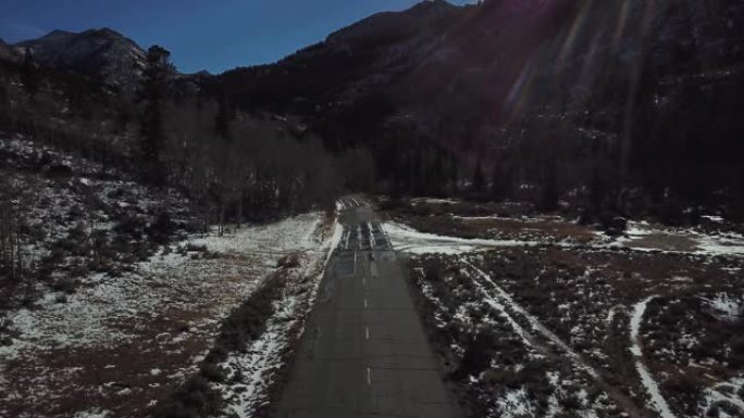 雪山路鸟瞰图