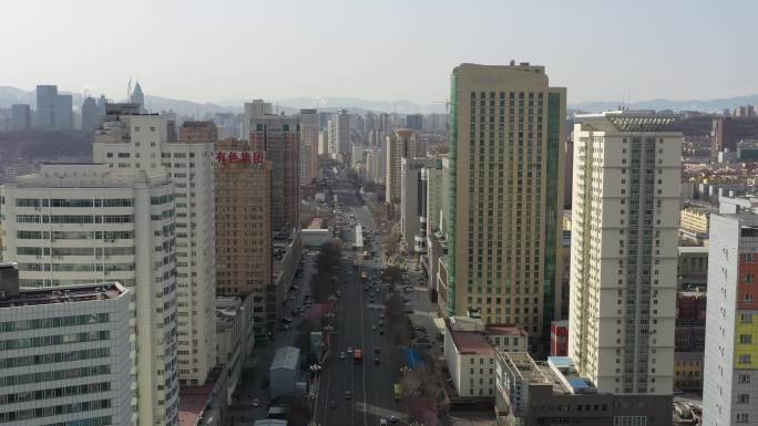 新疆有色集团大楼航拍