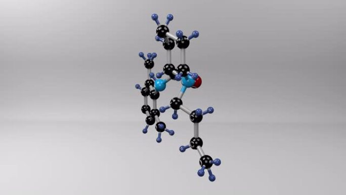 Bupivacaine molecule。