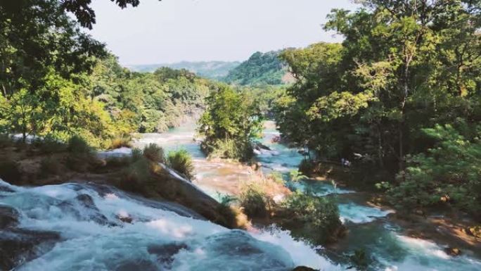 墨西哥的热带水色视频素材沙滩海滩日落海岸