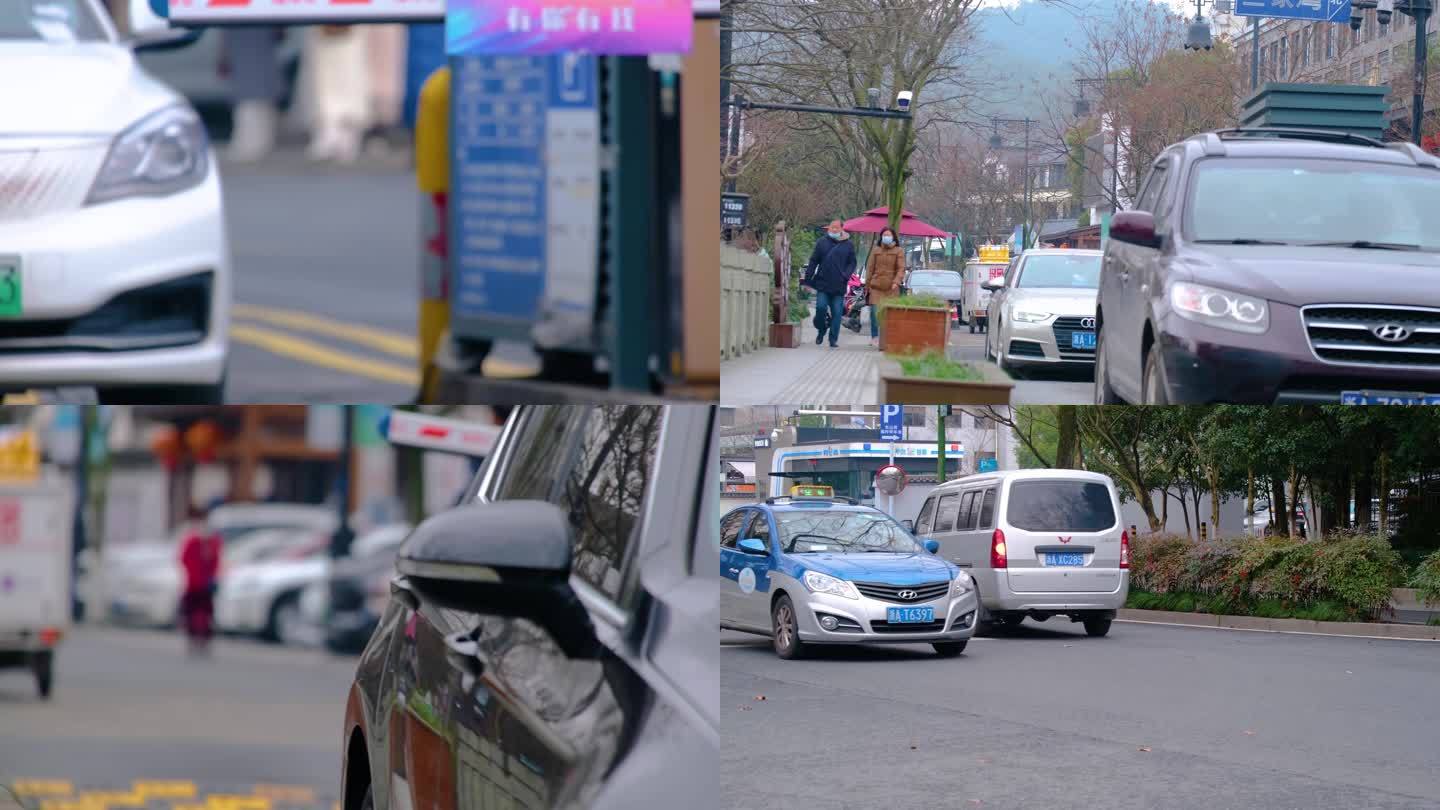 城市街道车流人流视频素材