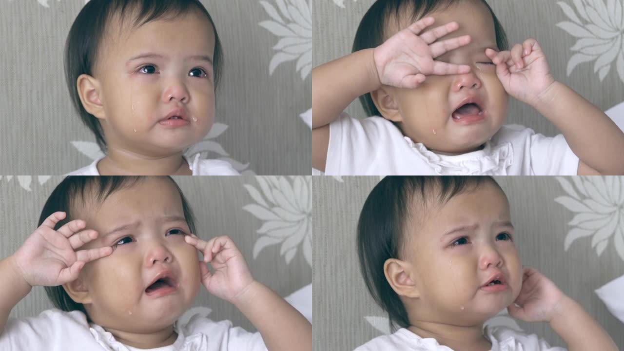 亚洲女婴哭泣实拍