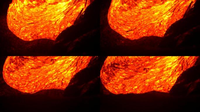 夏威夷基拉韦厄火山流出的夏威夷熔岩