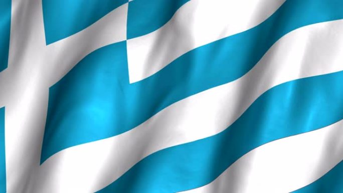希腊挥舞着4K国旗