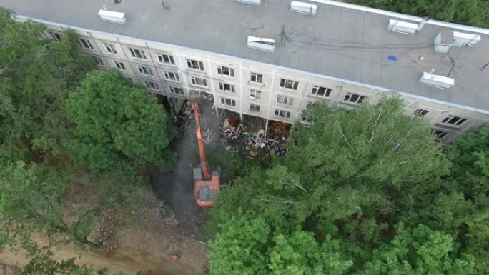 拆除公寓楼，俄罗斯