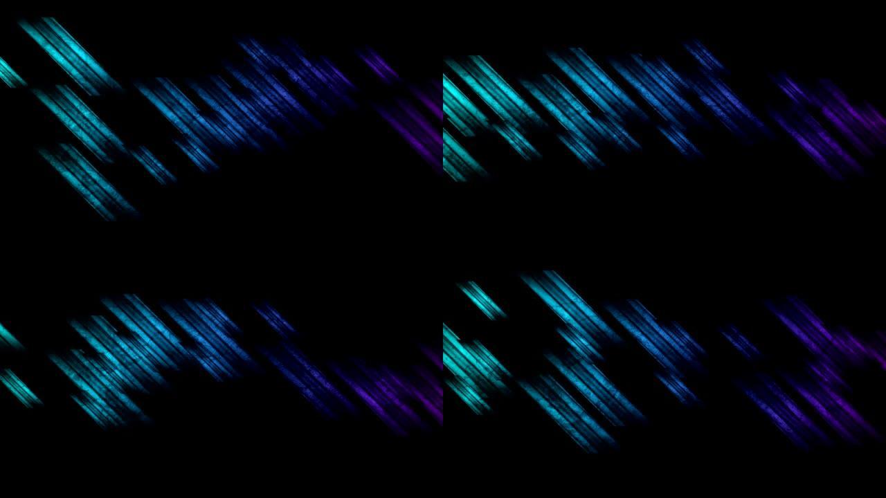 黑暗抽象技术几何视频动画