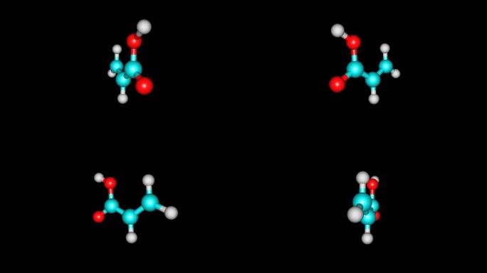 旋转分离丙烯酸分子视频