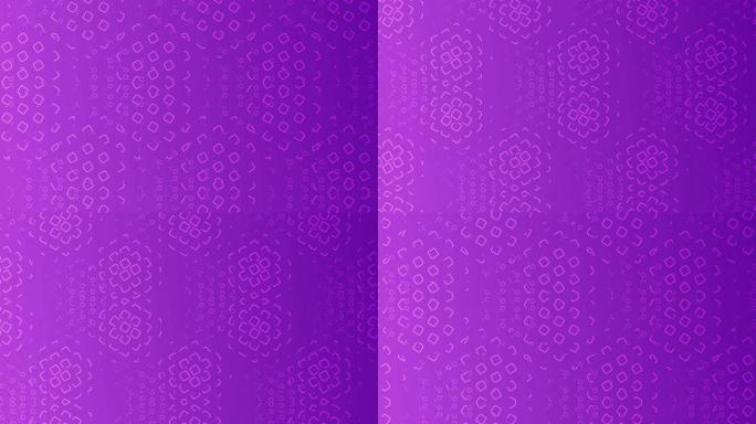 4k抽象紫色背景图案与正方形