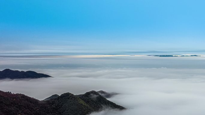 金华北山云海无人机