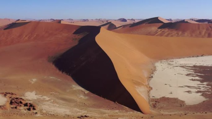 纳米比亚沙漠沙丘纳米布-Naukluft无人机4k视频非洲