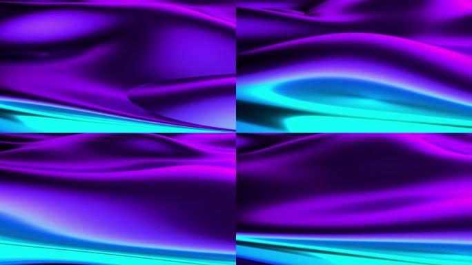 蓝色紫色粉色抽象渐变彩色3d渲染运动