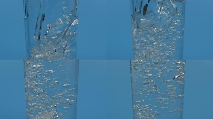 倒杯水，慢动作水滴落下视频素材升格液体动