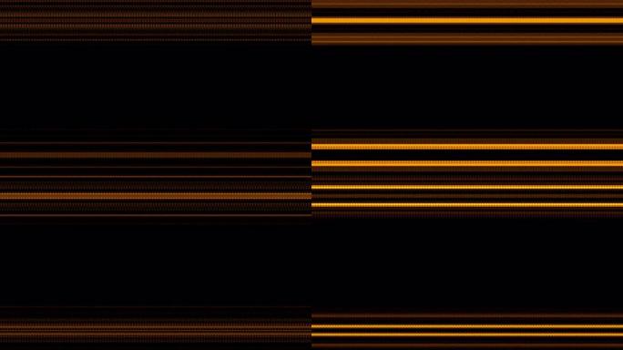 抽象无缝背景水平闪烁线虚拟数字现实4k声波画面可视化