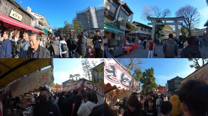时光流逝，在京都市集街漫步