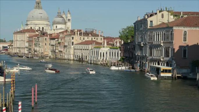 威尼斯的大运河威尼斯水中城市意大利建筑威