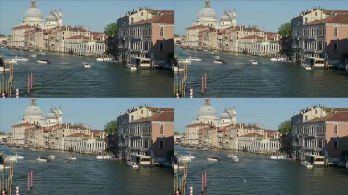 威尼斯的大运河威尼斯水中城市意大利建筑威