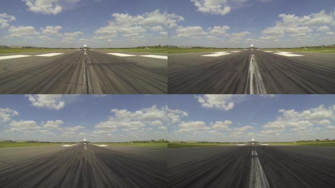 飞机跟随我的指导飞机安全起飞