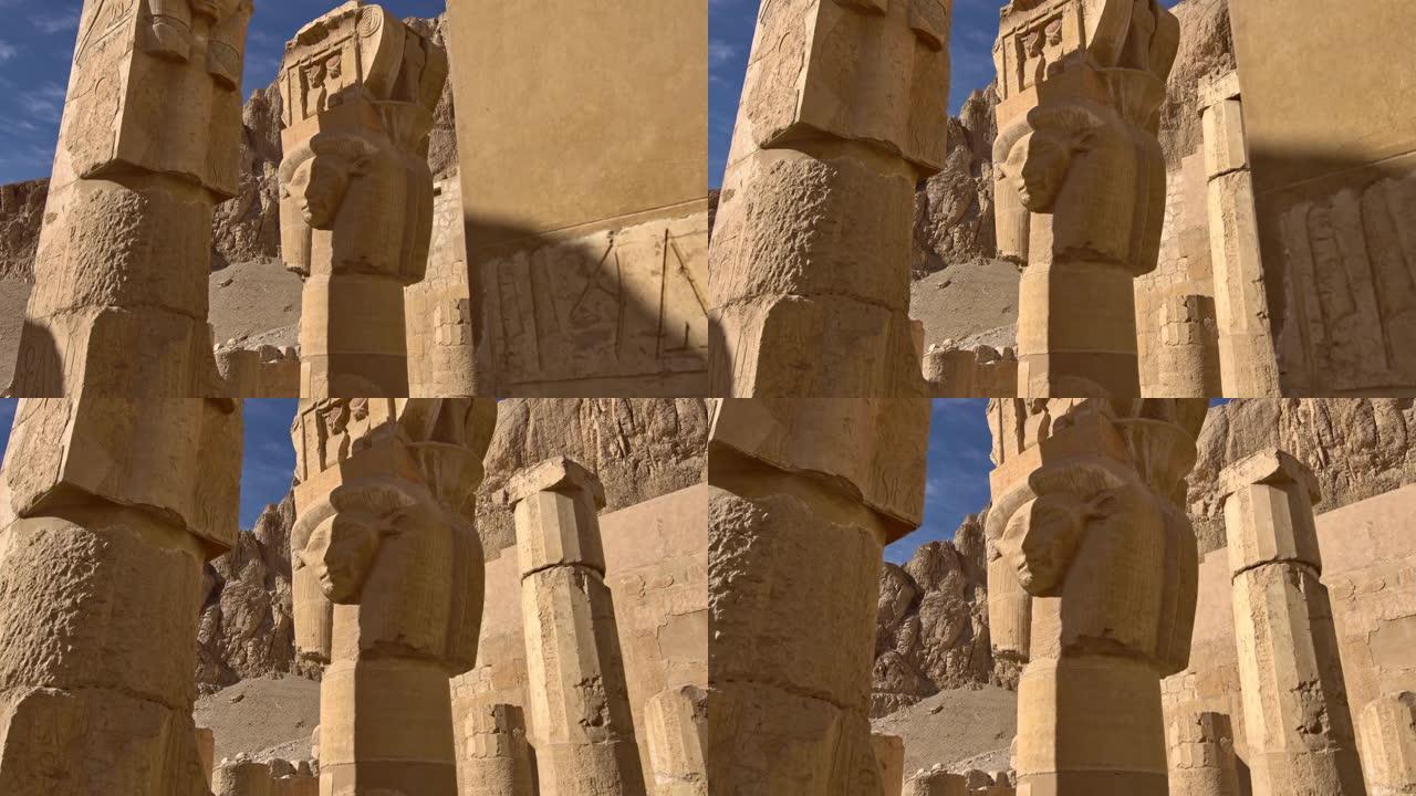 埃及卢克索 (Luxor): 哈特谢普苏特 (Hatshepsut) 的太平间神庙，也称为杰瑟-杰瑟