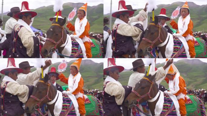 户外 西藏藏毯 马背 马背藏毯 装饰马