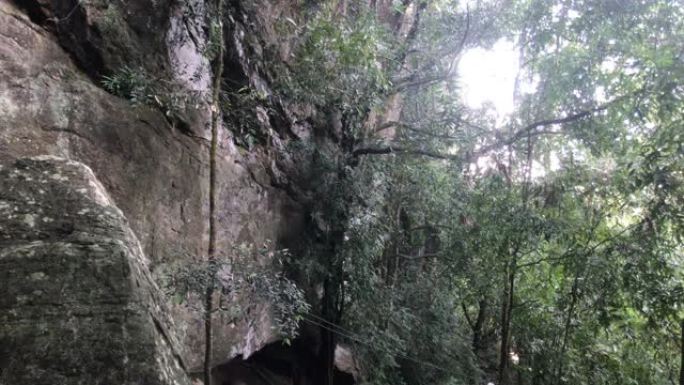 Sigiriya，斯里兰卡，雨林和天空