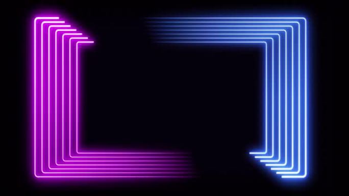 背景多色光谱循环动画。