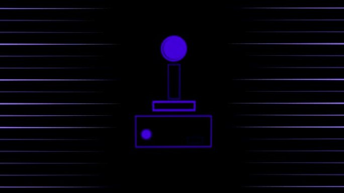 黑色背景下的紫色缓冲区动画