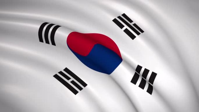 韩国国旗韩国素材韩国视频