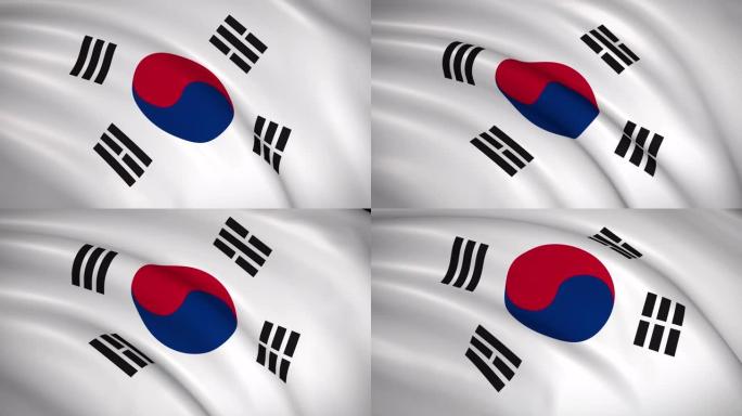 韩国国旗韩国素材韩国视频