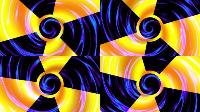 核符号闪烁图标循环