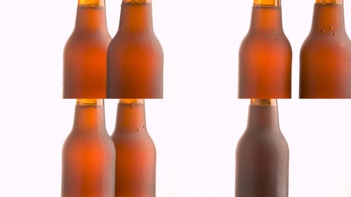 新鲜啤酒瓶特写视频宣传广告拍摄