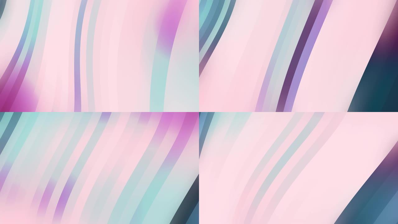 紫色白色竖线抽象粒子扭曲动态波浪线条
