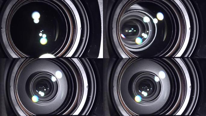 平移视频摄录机，变焦摄录机镜头的过程