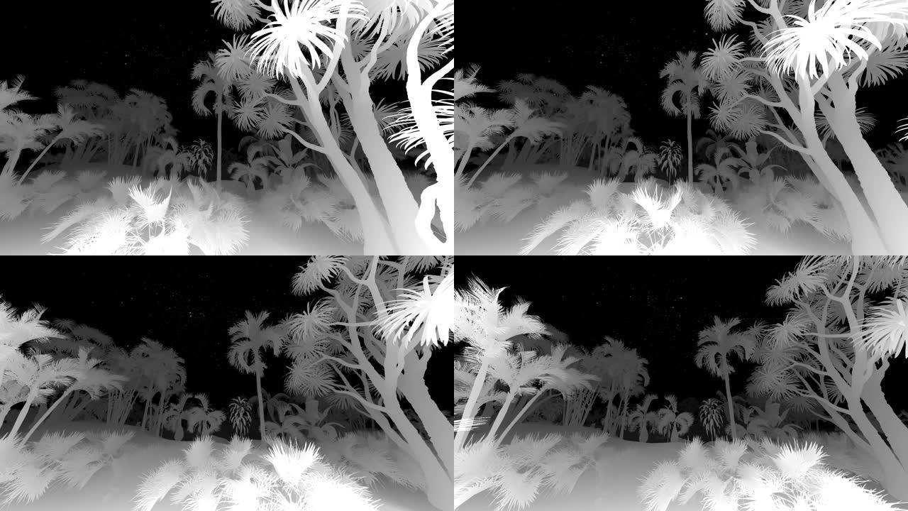 3D热带爱之岛，渲染元素深度30 fps