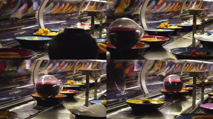 关闭运行寿司盘。