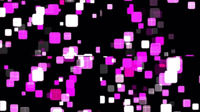 4k抽象商务技术粉色方形黑色背景
