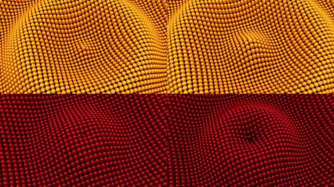 胶囊形成波浪舞台彩色背景万花筒背景酒吧背